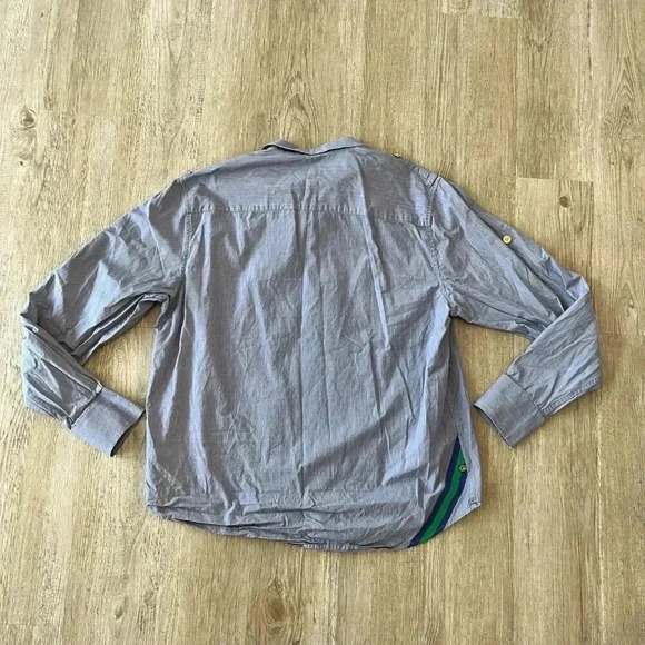 Mens Cavi Blue Button Up Shirt - XL - Picture 5 of 7